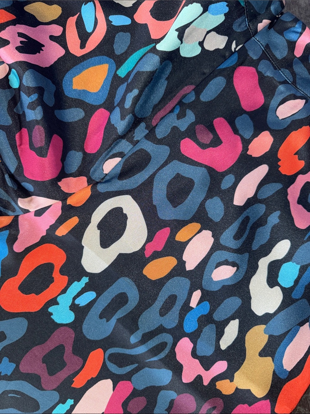 Growny Iro Colorful Leopard Print Wide Leg Pants - Picture 11 of 11